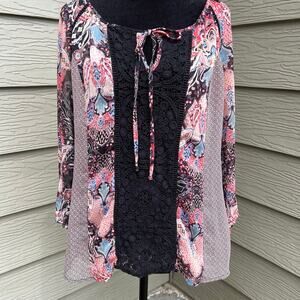 CYNTHIA ROWLEY size S women’s tunic, multi color